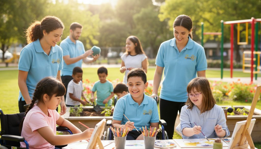 Support with fun activity with children