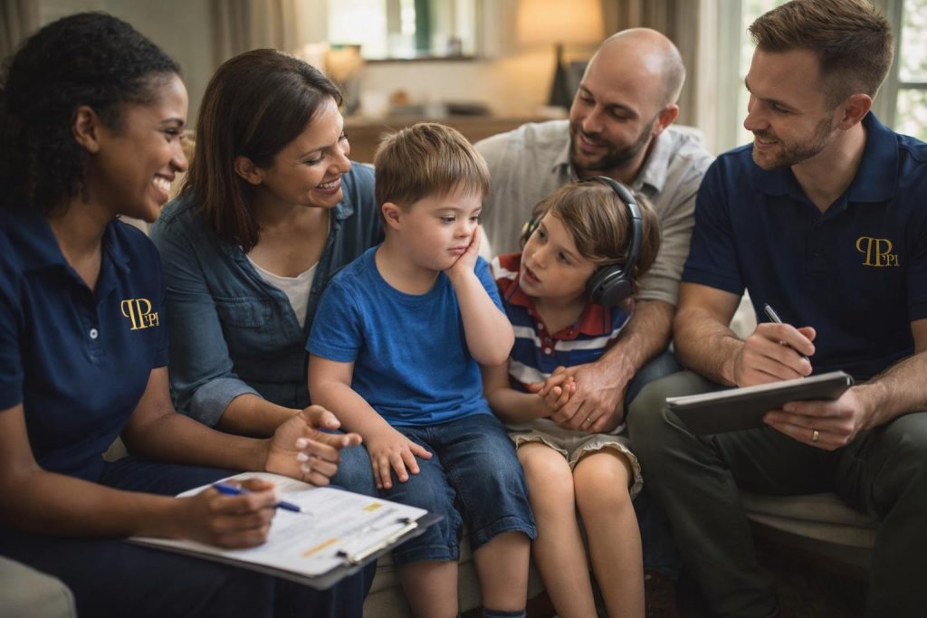 Support with the parents children discussing