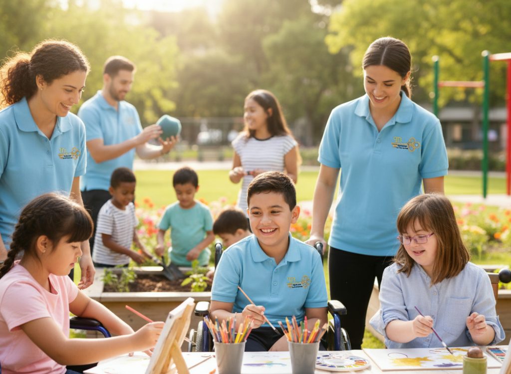Support with fun activity with children