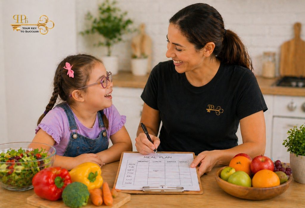 Support discussing meal plan